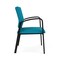 Lesro Newport Wide Guest Chair Metal Frame, Black, OH Waterfall Upholstery NP1201 - alternate 3